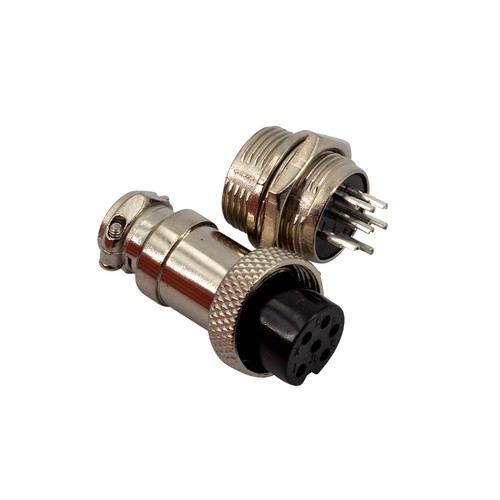 10x gx16 pin stecker - 6,