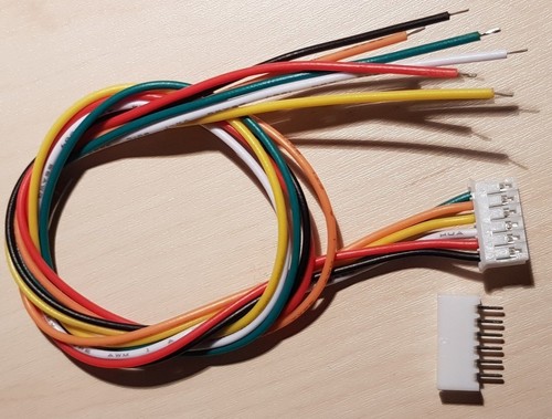 Jst 6 pin stecker - mm, 6-pin