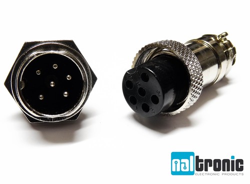 Gx12 6pin 12mm - gx12-6,